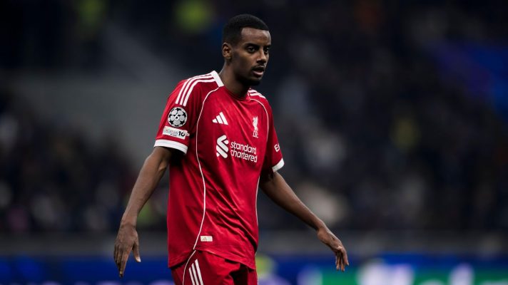 Liverpool striker Alexander Isak
