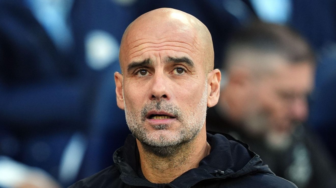 Pep Guardiola against West Ham