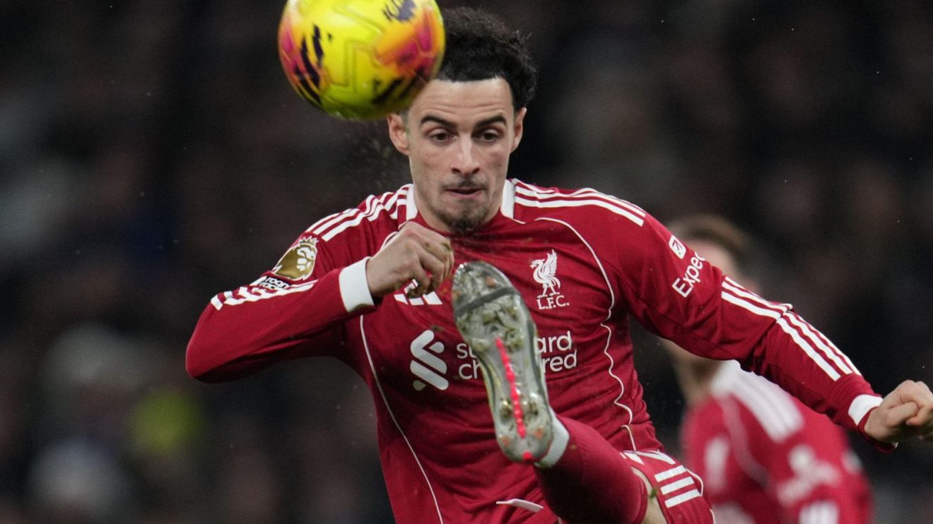 Liverpool midfielder Curtis Jones during a match