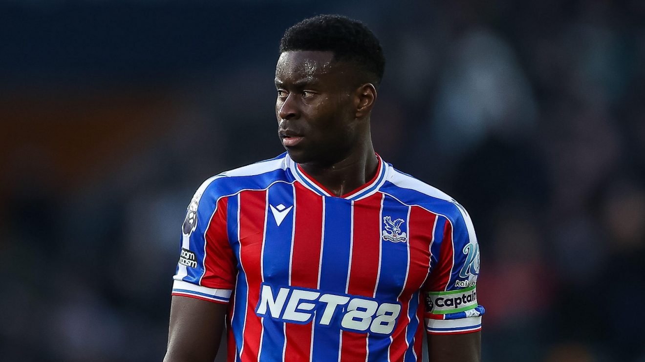 Marc Guehi playing for Crystal Palace