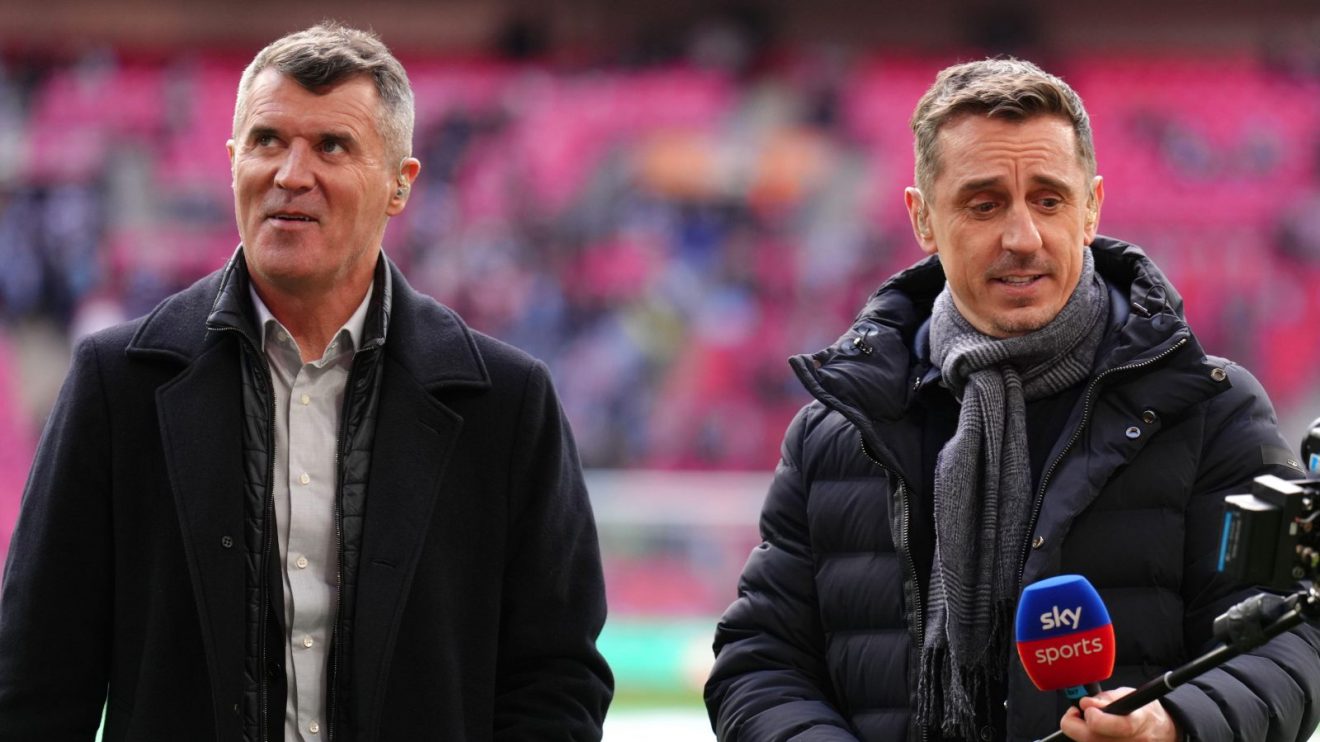 Man Utd legends Roy Keane and Gary Neville