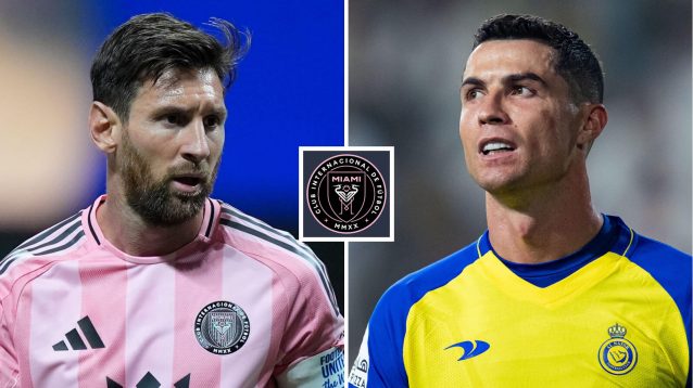 Man Utd legend Cristiano Ronaldo and Lionel Messi