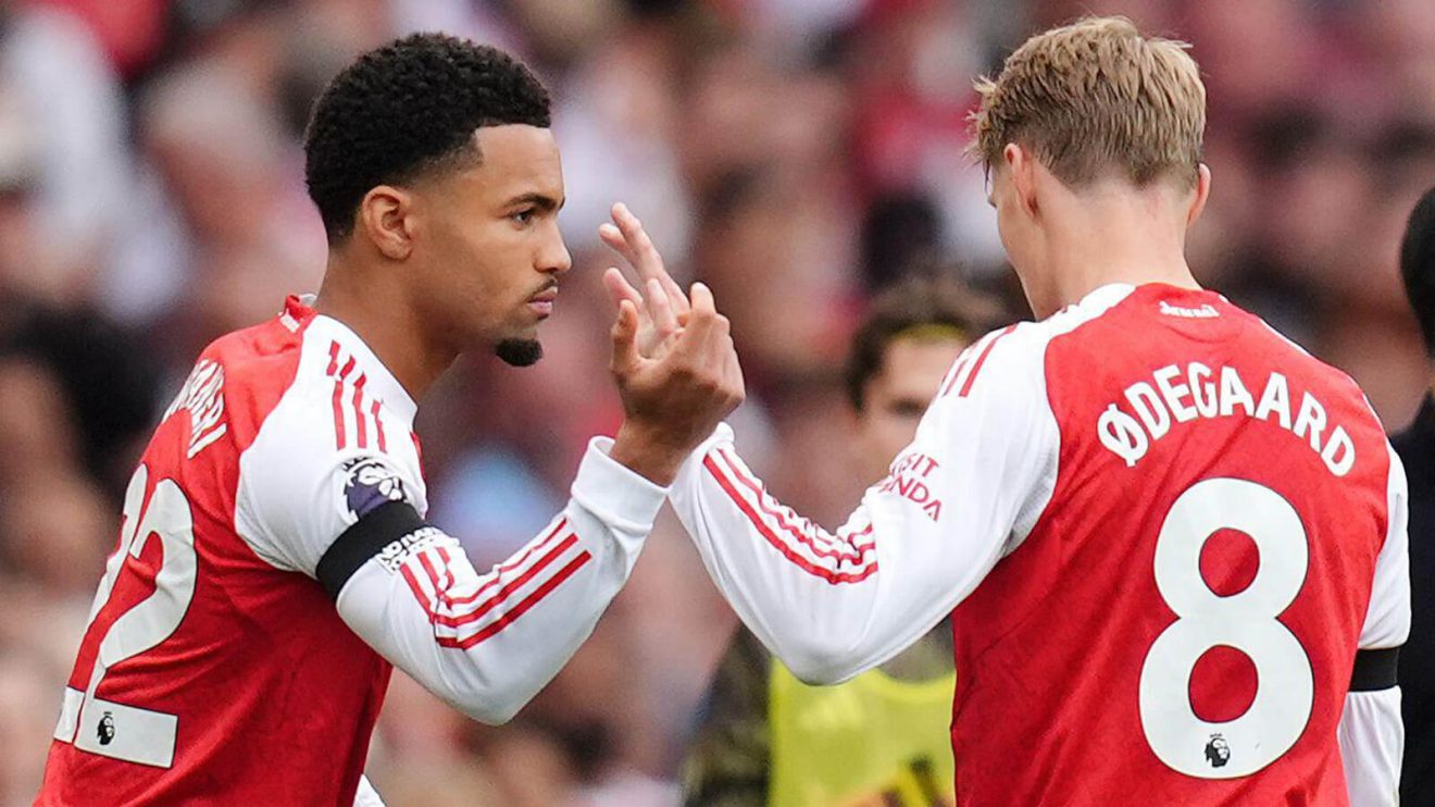 Ethan Nwaneri, Martin Odegaard, Arsenal