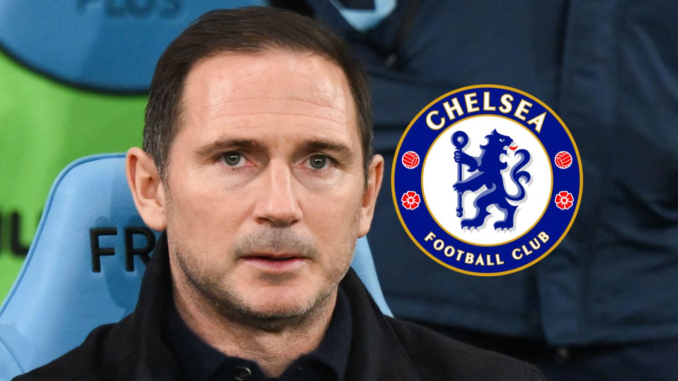 Frank Lampard and the Chelsea badge