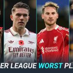 Worst player at every Prem club in 2025/26: Gyokeres, Mac Allister, Yoro, Baleba, Elanga…