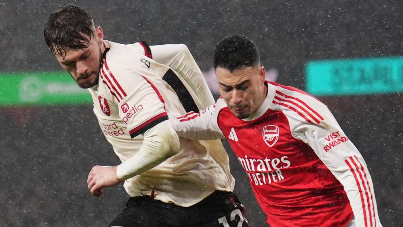 Conor Bradley and Gabriel Martinelli