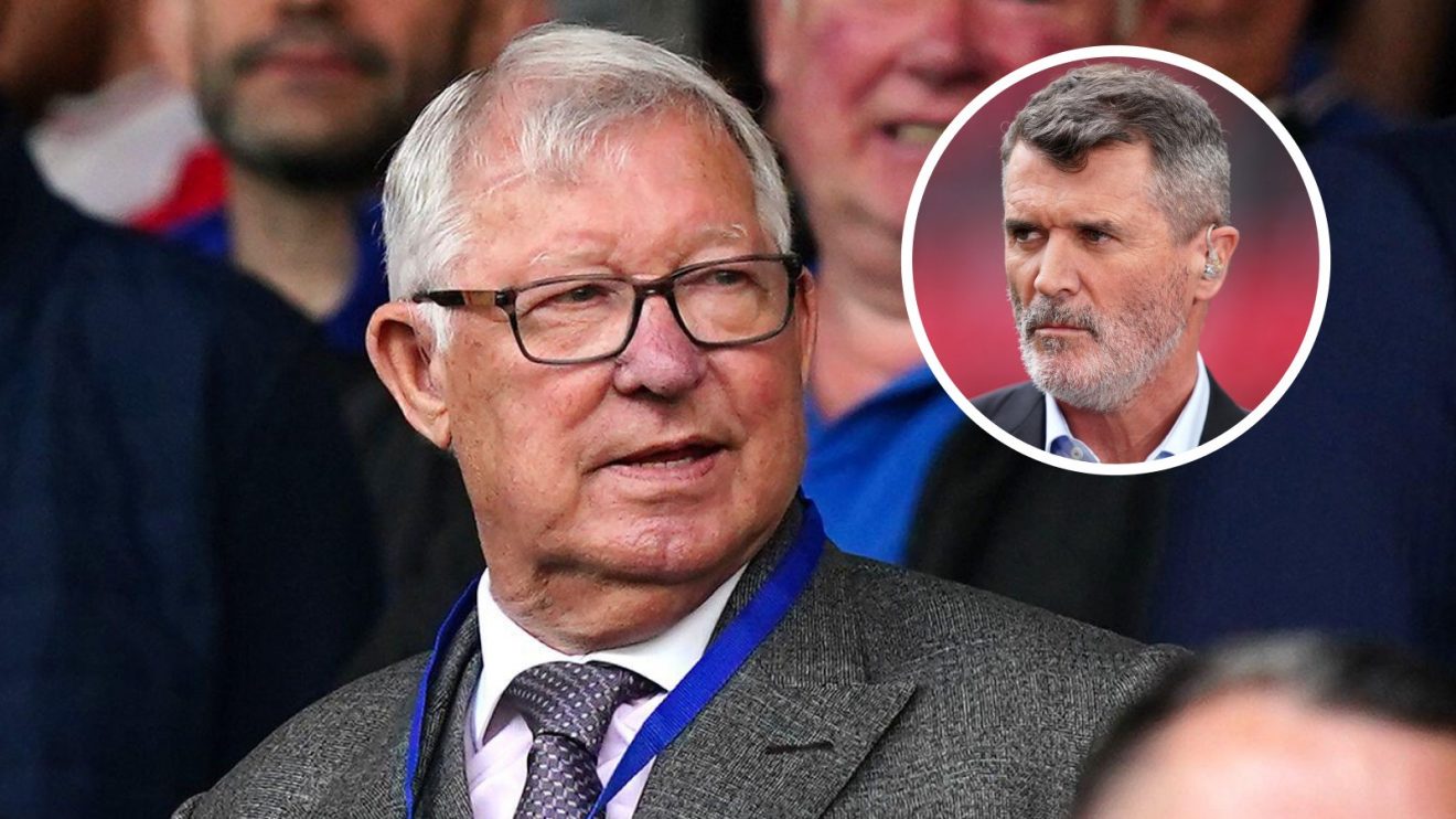 Alex Ferguson and Roy Keane
