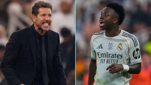 Details of Diego Simeone touchline rant at Vinicius revealed with Real Madrid to ‘kick you out’