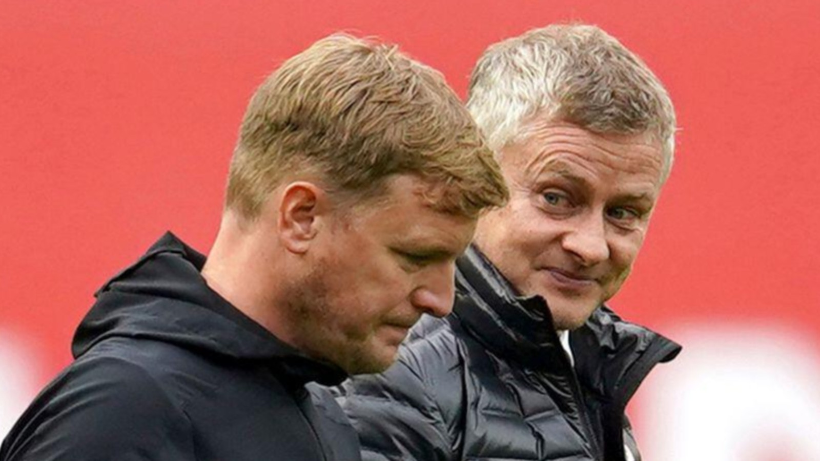 Bournemouth manager Eddie Howe and Manchester United coach Ole Gunnar Solskjaer