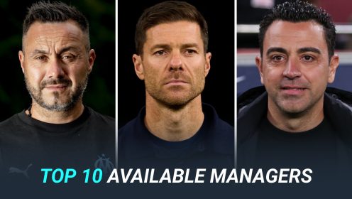Top 10 available managers: De Zerbi joins Alonso, Maresca, Xavi in strong list