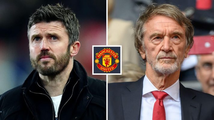 Man Utd duo Sir Jim Ratcliffe and Michael Carrick