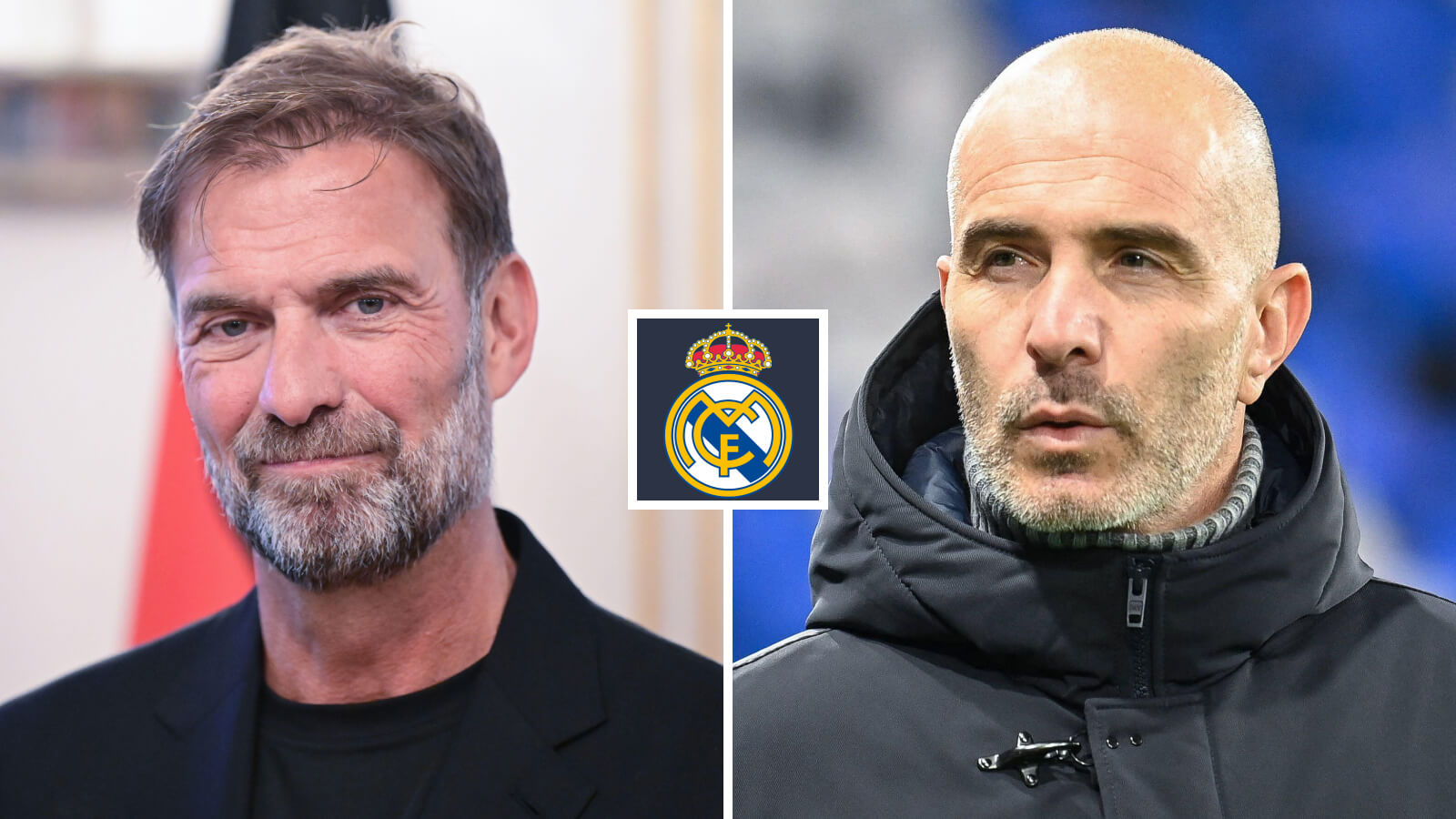 F365 Jurgen Klopp Enzo Maresca with Real Madrid badge 3 1