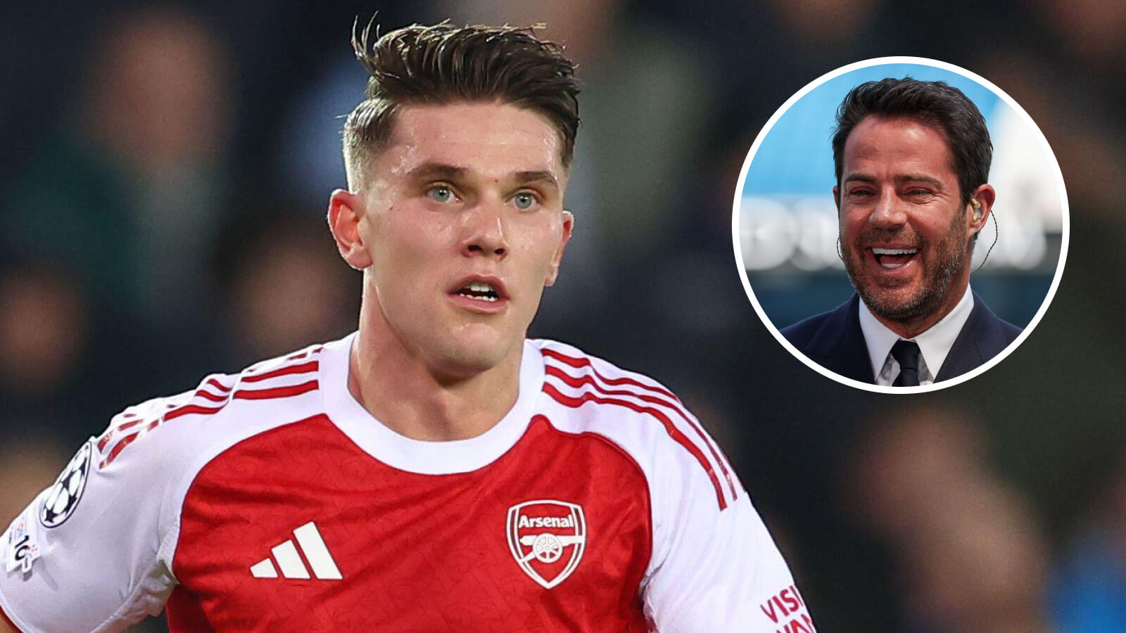 Two Images Collage Viktor Gyokeres Jamie Redknapp