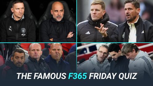 The Famous F365 Friday Quiz: Assistant managers edition