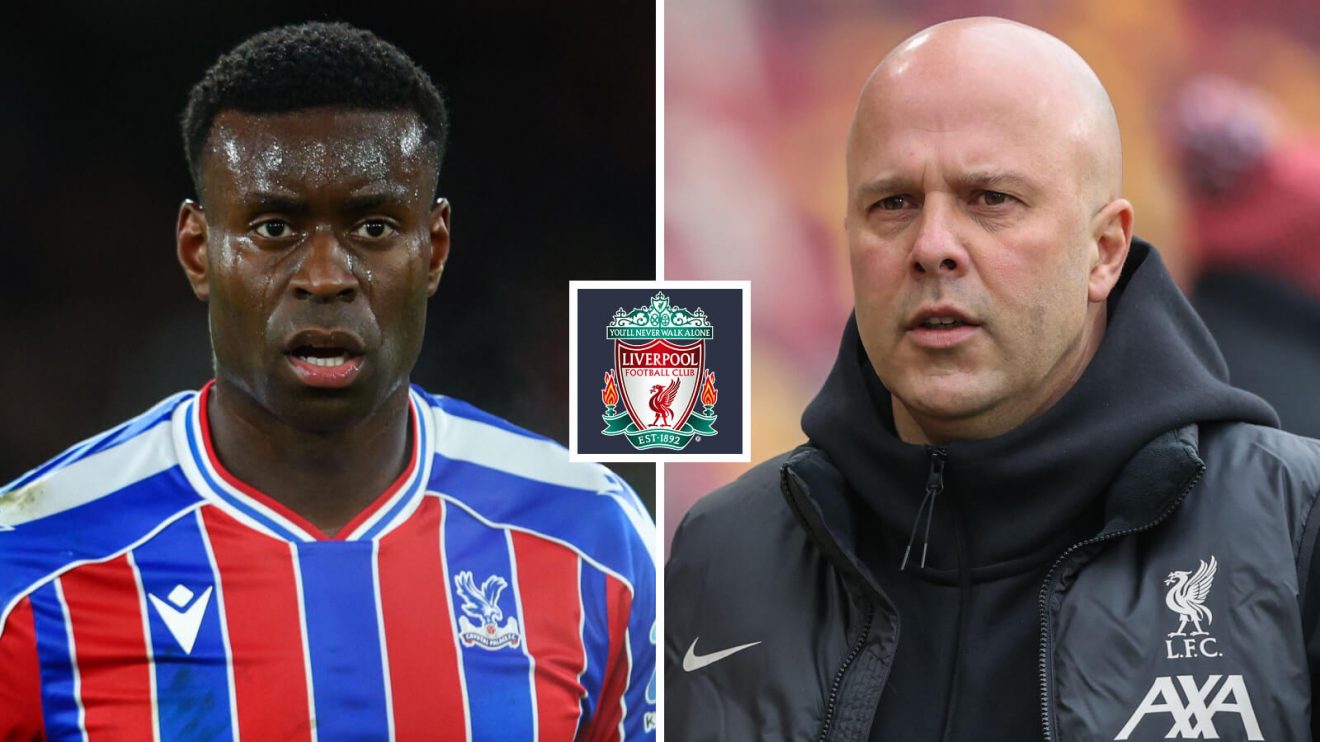 Liverpool transfer target Marc Guehi and Arne Slot