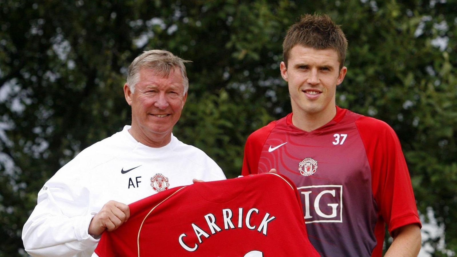 Sir Alex Ferguson Michael Carrick Man Utd F365