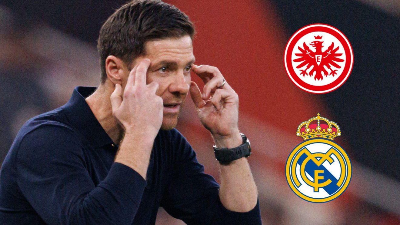 Xabi Alonso, Real Madrid and Frankfurt badges
