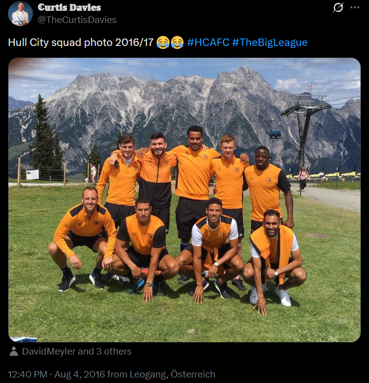 Curtis Davies Hull squad photo