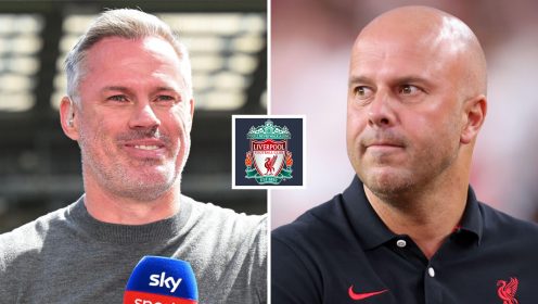 Game over for Arne Slot at Liverpool as Jamie Carragher warns of damaging ‘shift’