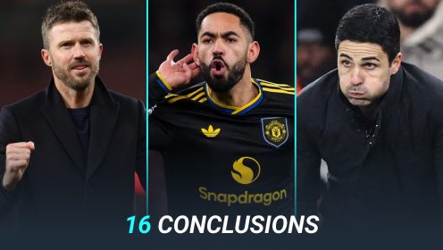 16 Conclusions from Arsenal 2-3 Man United: DNA, bottle, retro kits, Carrick, Arteta, Mbeumo and more