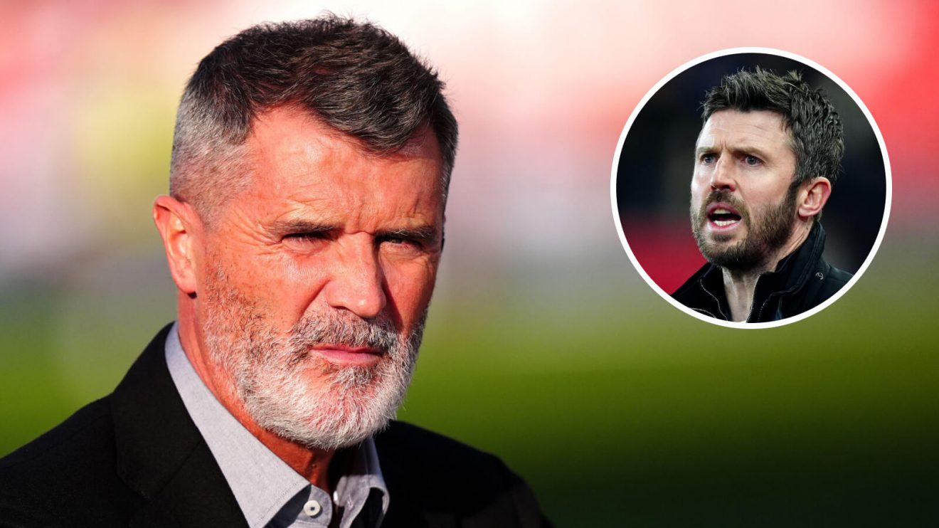 Man Utd legend Roy Keane and Michael Carrick