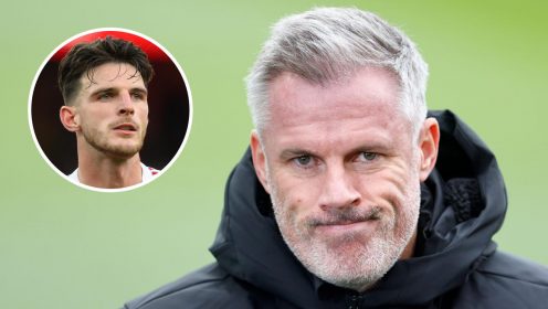 Arsenal star Rice ‘exactly what Liverpool need’ as Carragher admits Reds transfer regret: ‘Oh, God…’