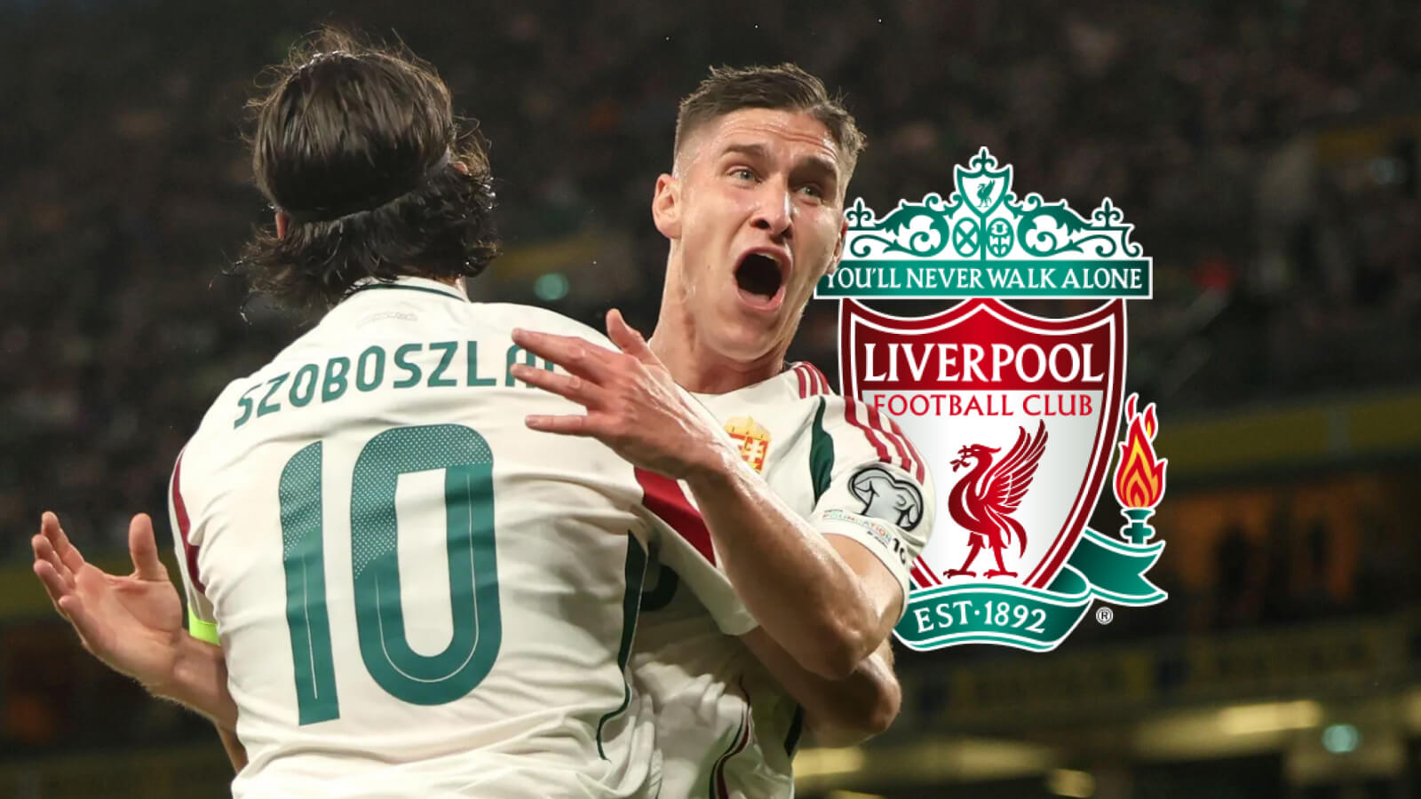 F365 Roland Sallai Dominik Szoboszlai with Liverpool badge 1