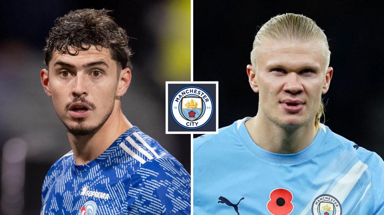 Man City target Joaquin Panichelli and Erling Haaland