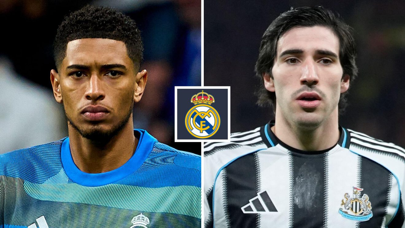 Real Madrid star Jude Bellingham and Arsenal target Sandro Tonali