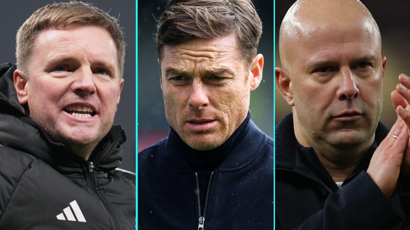 Eddie Howe, Scott Parker and Arne Slot.