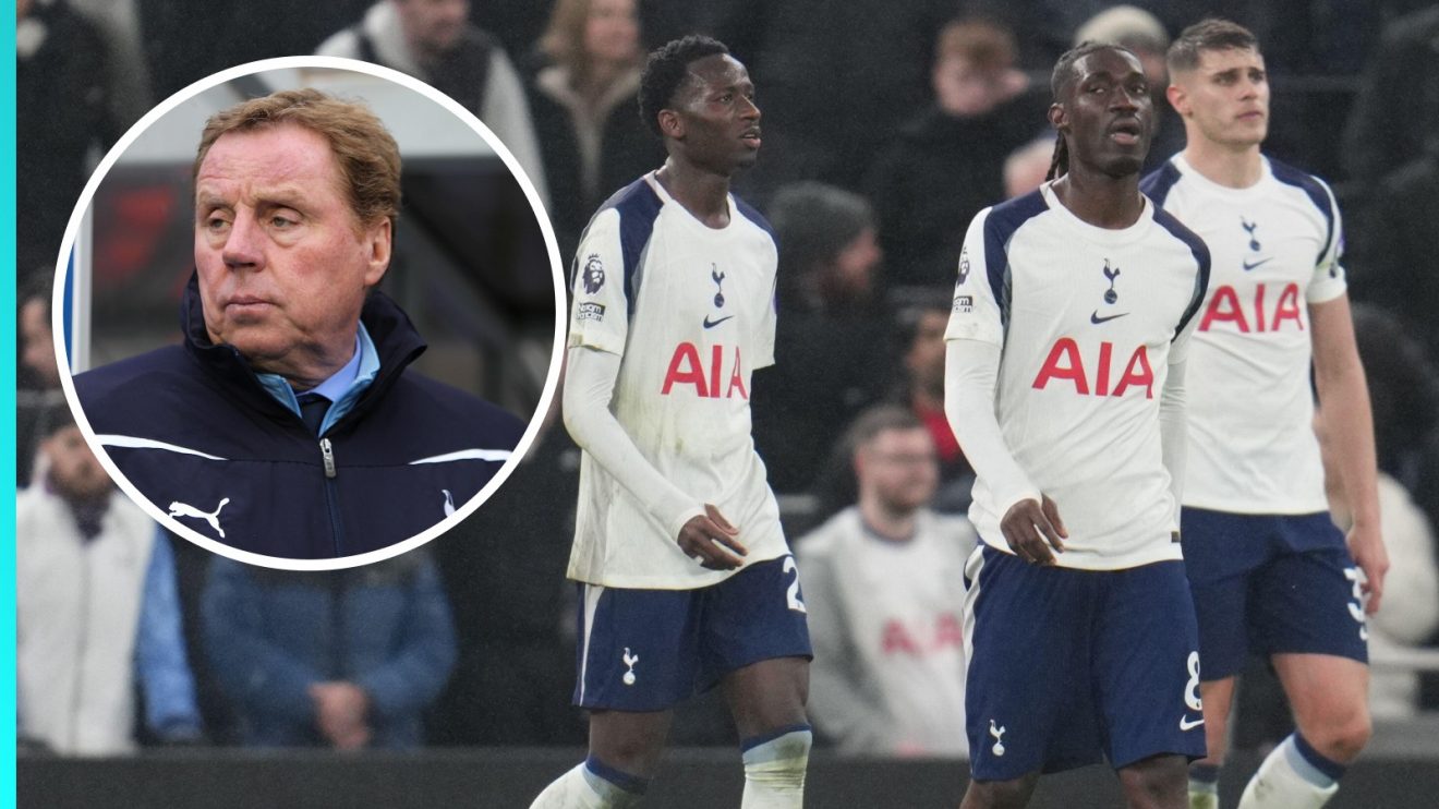 Ex-Spurs boss Harry Redknapp and the current squad