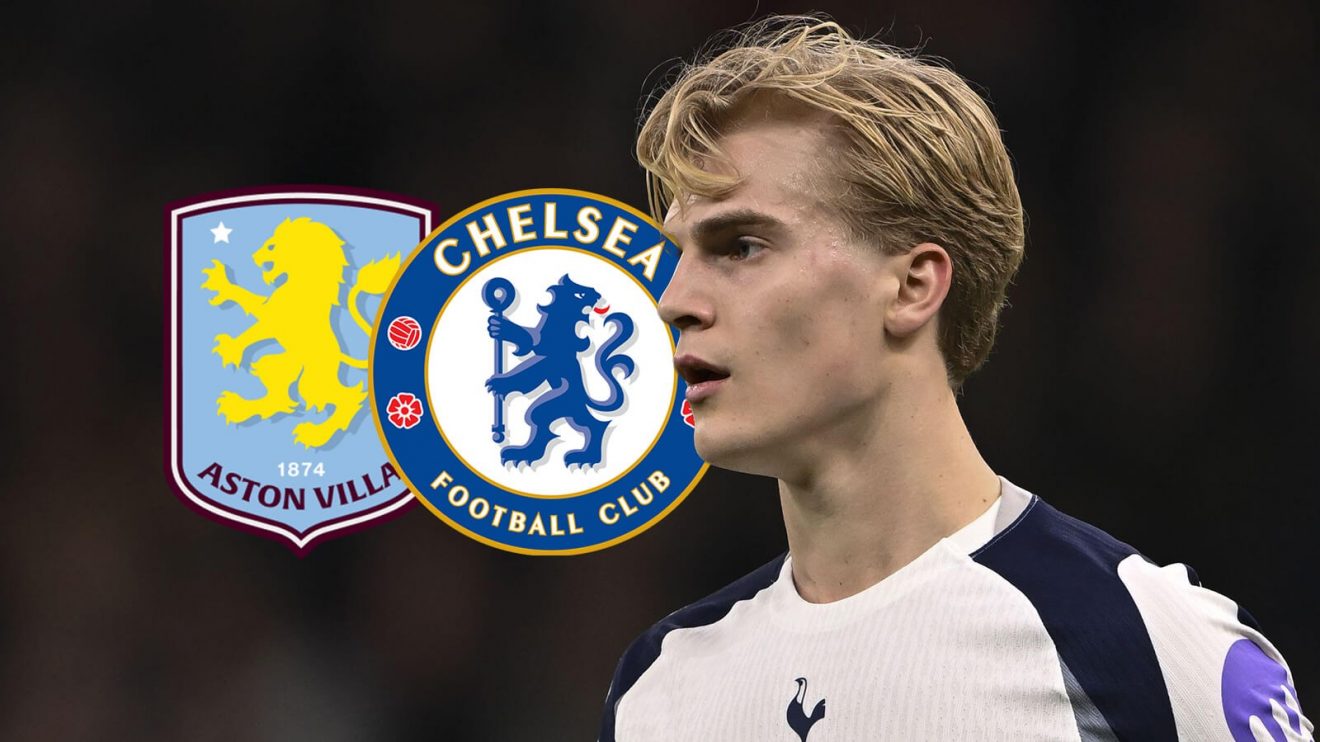 Tottenham midfielder Lucas Bergvall