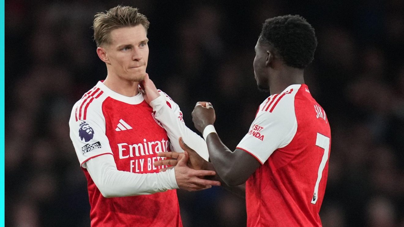 Bukayo Saka and Martin Odegaard