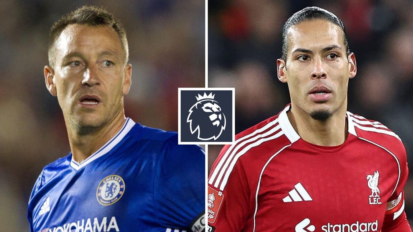 Chelsea legend John Terry and Liverpool defender Virgil van Dijk