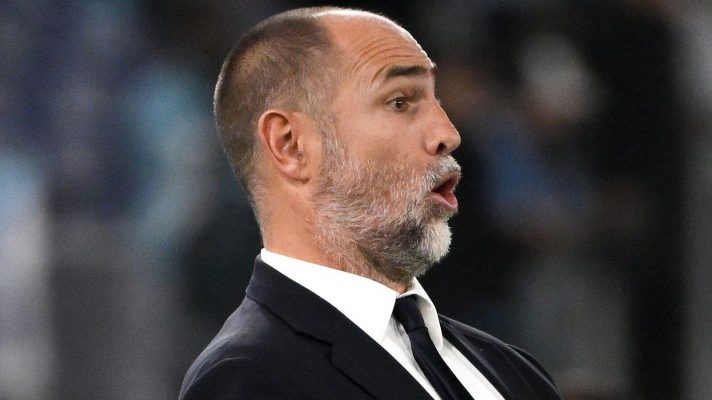 New Spurs manager Igor Tudor reacts during a match