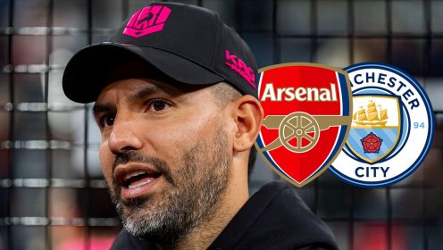 Man City legend Aguero makes shock Arsenal title prediction ahead of Premier League run-in