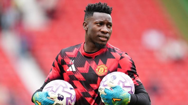 Man Utd goalkeeper Andre Onana