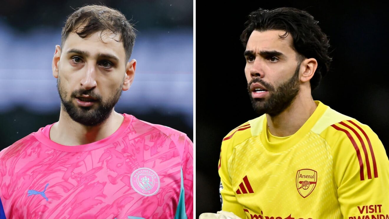 Gianluigi Donnarumma and David Raya.