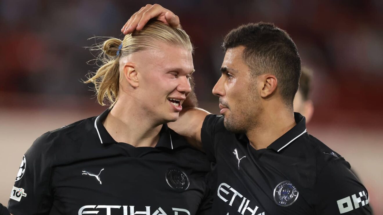 Male Municipal void super superstars Erling Haaland and Rodri