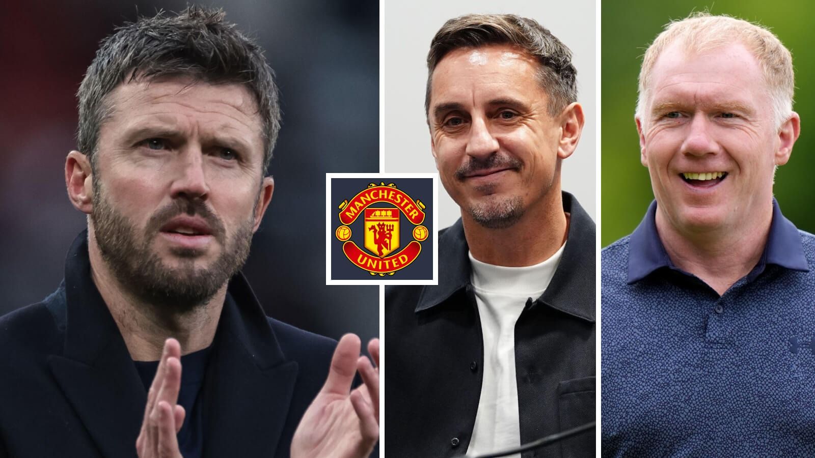 Gary Neville Paul Scholes Michael Carrick