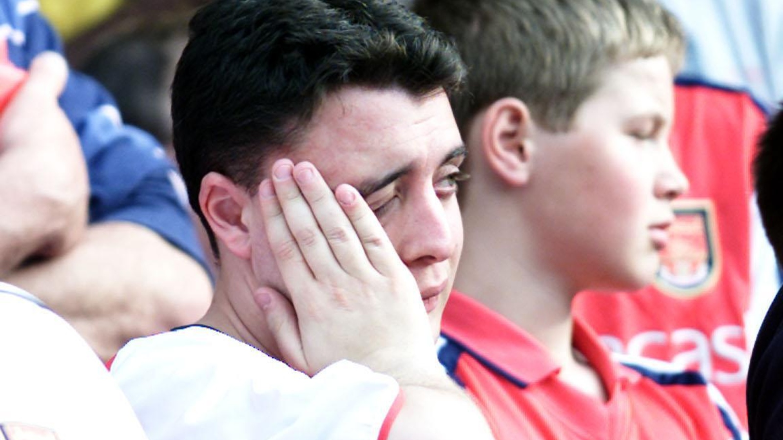 Arsenal fan crying 1