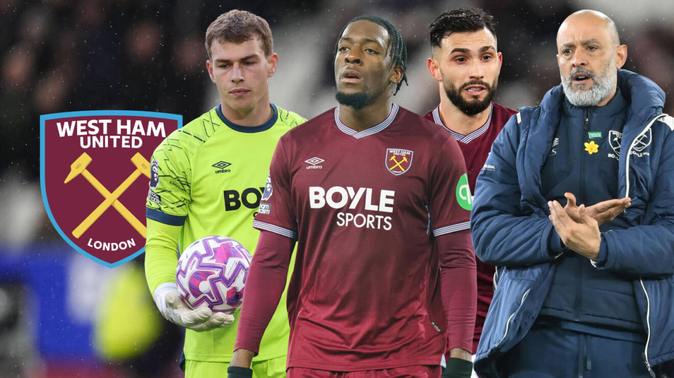 Nuno has made some big West Ham changes