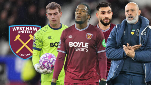Six West Ham tactical tweaks from Nuno to give Hammers chance of survival