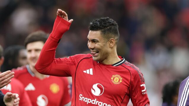 Man Utd midfielder Casemiro