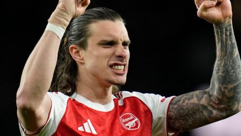 Arsenal’s Calafiori taught disbelieving Moyes & Everton never to break into ‘our house’