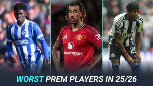 Martinelli, Baleba, Yoro: Worst player at every Premier League club in 2025/26
