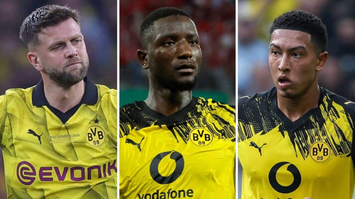 Niclas Fullkrug, Serhou Guirassy & Jobe Bellingham at Borussia Dortmund