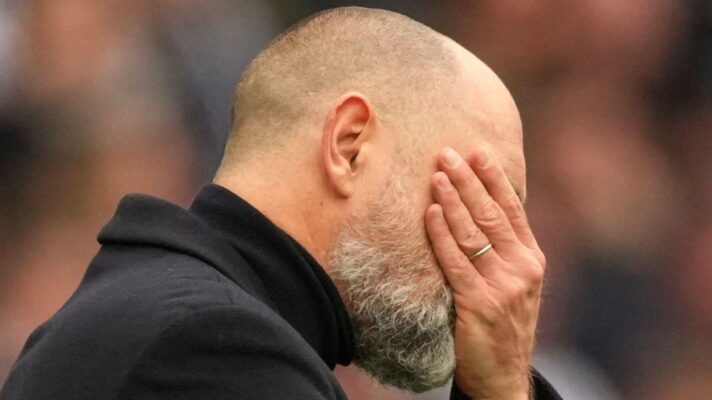 Spurs manager Igor Tudor reacts against Nottingham Forest