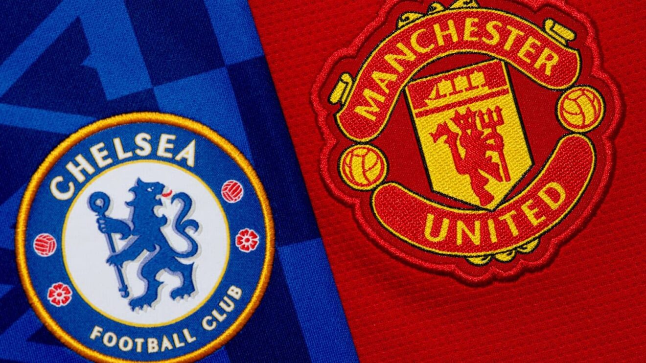 Chelsea and Individual Utd badges