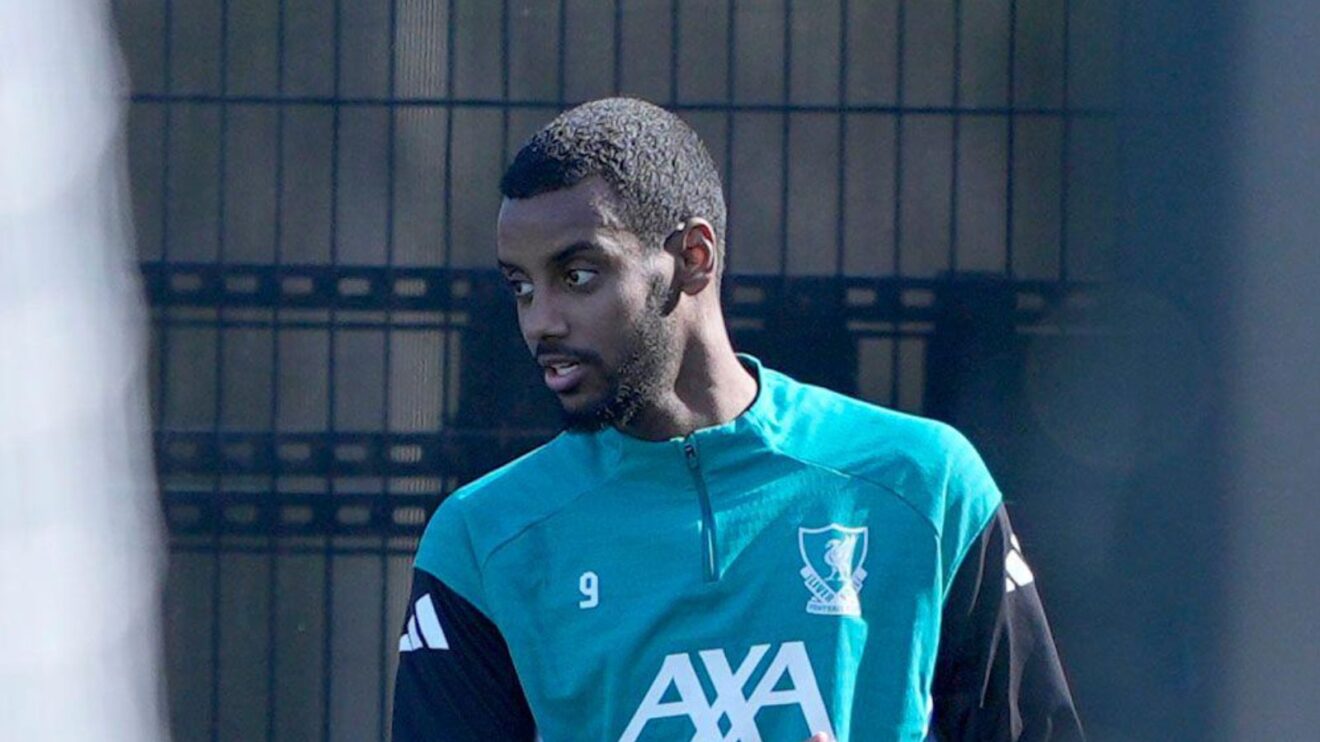 Liverpool striker Alexander Isak